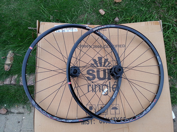 SunRingle Blackflag comp bicicleta de montaña conjunto de ruedas sin tubo mtb ruedas de bicicleta conjunto de ruedas 1
