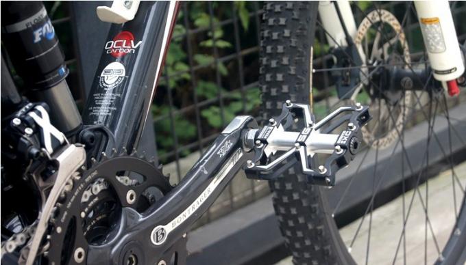 Procesado por CNC 3 rodamientos de aleación de aluminio Pedal de bicicleta Premium colores anodizados 8
