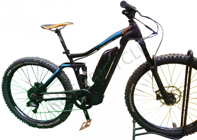 Boost 27.5er Cuadro de bicicleta eléctrica con suspensión de aleación de aluminio de 1000w Mtb E-Bike 5