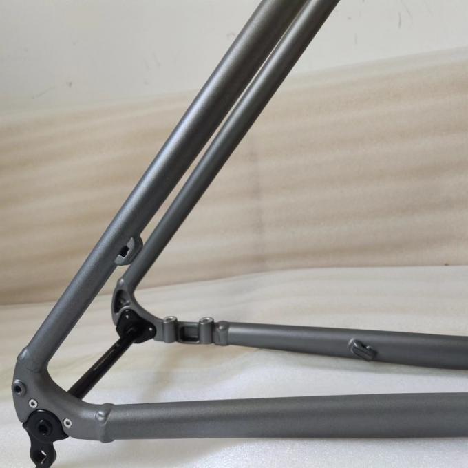 Piezas de aluminio de la bicicleta de la grava 700C del marco de la bici del camino del freno de disco 12