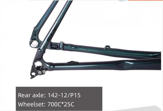 Freno de disco de aluminio del marco de la bici de 6061 caminos del Kinesis 700c Frameset+Fork 6
