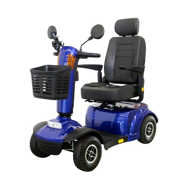 Scooter eléctrico para discapacitados de 4 ruedas para ancianos ligero para discapacitados para viajes Scooter de movilidad de tamaño medio 2