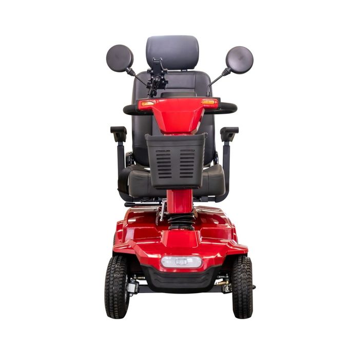 Nuevo scooter eléctrico de 450W de cuatro ruedas para el exterior Scooter de compras con aprobación de Mdr Rojo 0