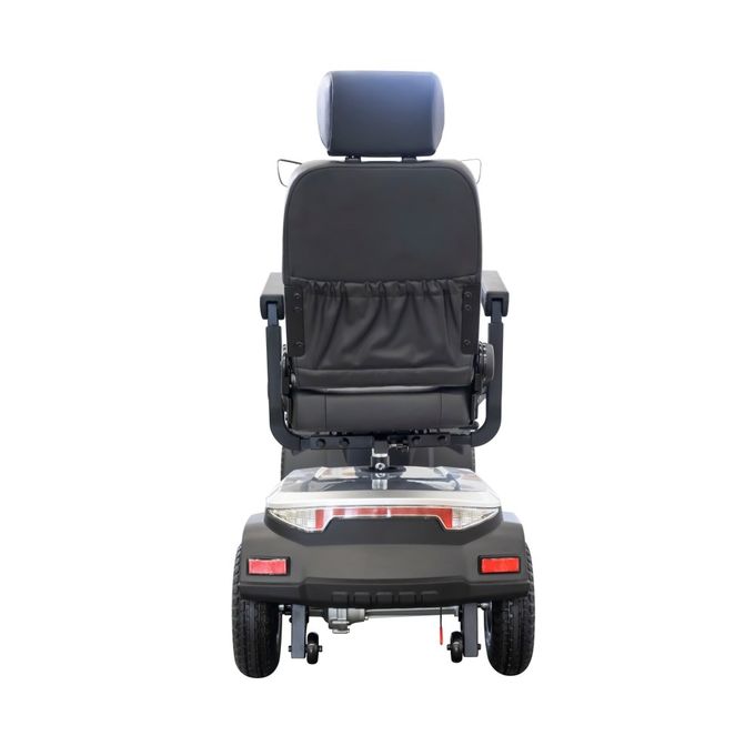 Scooter eléctrico de movilidad de 950W de dos asientos con freno magnético eléctrico para viajes al aire libre blanco 3