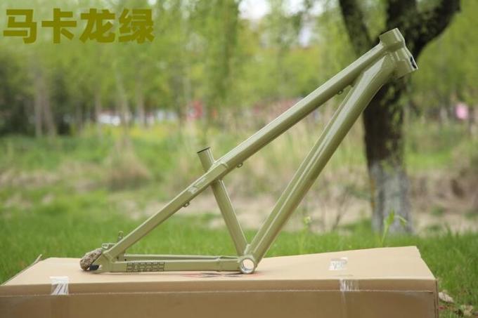 Marco horizontal de Hardtail de la bicicleta de la montaña del marginado de la suciedad del puente 4X BMX del marco de aluminio barato chino de la bici 0