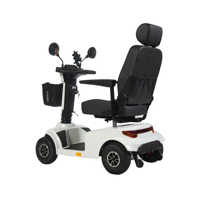 Motor de 450W Tamaño estándar Off-road 4 ruedas scooter de movilidad eléctrica para adultos sin batería blanco 1