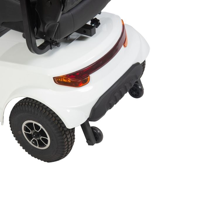 Motor de 450W Tamaño estándar Off-road 4 ruedas scooter de movilidad eléctrica para adultos sin batería blanco 3