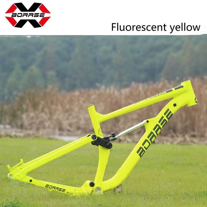 Marco de bicicleta de montaña de 17 pulgadas color amarillo para una durabilidad duradera 2